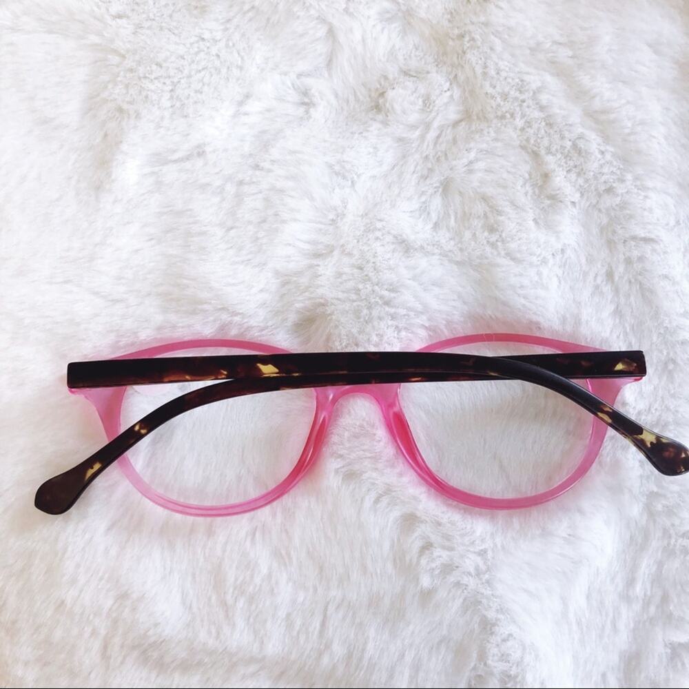Kaylee Pink Classic Round Reader Glasses - Picture 8 of 8